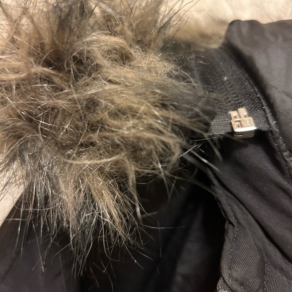 Vintage Men’s Karl Kani Gold Black Winter Coat Sz Med - Picture 7 of 10